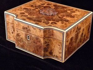 Cadeau et boîte à bijoux en bois massif de meilleure qualité pour la décoration intérieure Décoration de Noël longue durée polie - Product Image 6