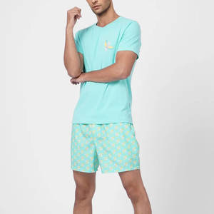 Respirant 100% coton High Street Style hommes été Shorts ensemble nouveauté - Product Image 2