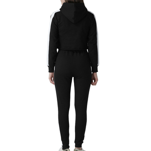 Ensemble de survêtement pour femme en coton 100% avec capuche et strass, pour l'hiver, qualité supérieure, tendance, 2 pièces, pull - Product Image 5