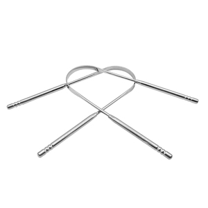 Giá tốt nhất thép không gỉ lưỡi <span class=keywords><strong>scraper</strong></span> với nhựa xử lý tái sử dụng chăm sóc răng miệng Nha Khoa CLEANER cho trẻ em và người lớn - Product Image 3