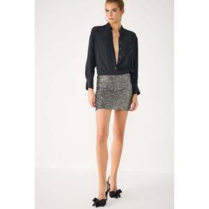 <b>Sequin</b> Mini <b>Skirt</b> - Product Image 4