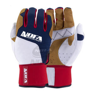 Homme Femme Long Cuff Design Nouveau Gants de Frappeur en Cuir Véritable Personnalisé pour Jeunes Joueurs de Baseball Softball pour Enfants - Product Image 5