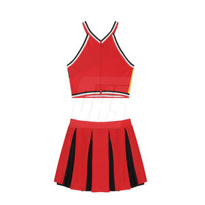 Uniforme de cheerleading scolaire avec ensemble assorti pour les soirées de jeu, les sports, les spectacles et les entraînements - Product Image 2