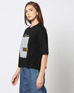 Camiseta personalizada de gran tamaño Boxy Fit para mujer, fabricante OEM, algodón transpirable, estilo moderno disponible en todos los tamaños - Product Image 6