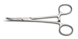 Pinzas Kelly de Acero Inoxidable de la Mejor Calidad, con Fuente de Alimentación Manual, 15.5 cm, Rectas y Curvas, Instrumentos Quirúrgicos Básicos - Product Image 2