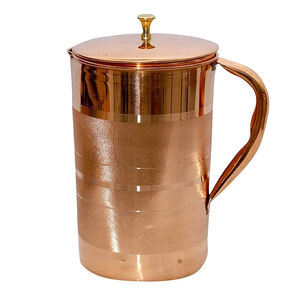 Handmade Design Copper Jug <b>Pitcher</b> With Brass Handle Custom Size Shiny Finished For Home Hotel Restaurants Table Decoration Deco - Product Image 6