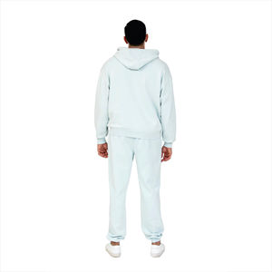 Streetwear à imprimé logo bouffant personnalisé jogging surdimensionné vintage deux pièces survêtement délavé à l'acide pour hommes - Product Image 4