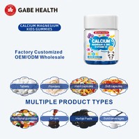 Jiabei Usine personnalisée OEM/ODM Calcium Magnésium Enfants Gommeux Soutien Os Dents Santé et Immunité Booster Vitamines pour Enfants Gummy