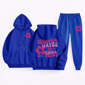 Conjunto Deportivo de Alta Calidad, Estilo Urbano de Lujo, con Sudadera con Capucha de Tela Premium y Pantalones Deportivos Relajados - Product Image 3