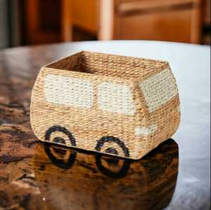 Cestas de almacenamiento de mimbre de ratán ecológicas hechas a mano de diseño más nuevo, juguetes de organización y almacenamiento, incluidos animales de peluche para niños - Product Image 3