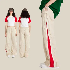 Pantalon de survêtement évasé à capuche en coton brut unisexe personnalisé 3D pour survêtement à imprimé bouffant - Product Image 4