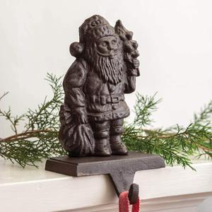 Support de bas de père noël en fonte, hauteur de 7 pouces, support de bas de père noël en fonte marron, hauteur de 7 pouces, marron - Product Image 3