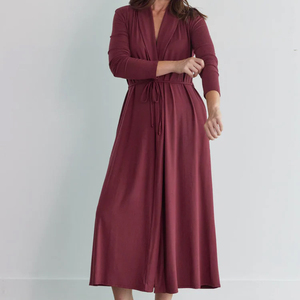 <span class=keywords><strong>Vestaglia</strong></span> Lunga Sostenibile in Modal per Donne, <span class=keywords><strong>Vestaglia</strong></span> da Notte a Maniche Lunghe, <span class=keywords><strong>Kimono</strong></span> in Jersey Organico, Accappatoio Femminile - Product Image 3