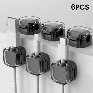 คลิปจัดการสายเคเบิลแม่เหล็กพลาสติกแบบถอดได้ - Product Image 6