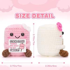 Muñecos de Malvavisco Tejidos a Crochet para Halloween - Regalos Hechos a Mano con Energía Positiva para Niños - Product Image 3