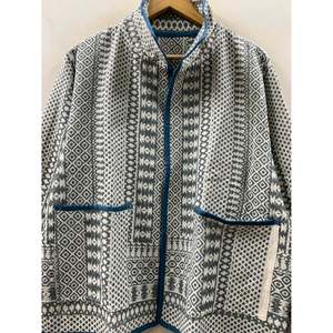 Autumn Bagh Jacket in <b>Slate</b> Geometry Stylish and Comfortable - Product Image 4