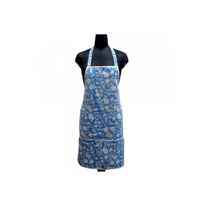 Delantal de restaurante de tendencia más nuevo indio estampado en bloque 100% transpirable 20 láminas de algodón 83 Cms delantal de cocina para la venta - Product Image 5