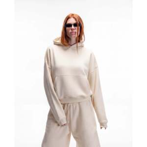 Sudadera Corta con Capucha Z25 de Felpa Orgánica, Diseño Lobo Ártico, Ecológica, 530GSM, Cremallera de Seda, Bordado 3D, Uso Diario, Invierno - Product Image 1