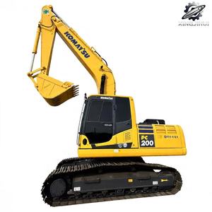 Excavadora Komatsu PC200 Usada de 20 Toneladas, Cucharón de 1.05m³, Marca Japonesa Original, Excavadora de Orugas Grande para Construcción, Pocas Horas, Certificación CE - Product Image 1