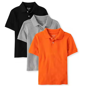 Polo corto personalizado de calidad superior para hombre, moda informal, estampado sólido, venta al por mayor, ropa de algodón en blanco para hombre y mujer - Product Image 4