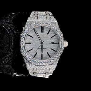 Hip Hop à la mode élégant buste vers le bas automatique mécanique glacé Moissanite diamant clouté montres de luxe pour hommes femmes - Product Image 6