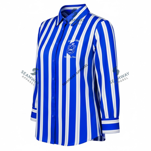 Camisa Formal de la Hermandad Zeta Phi Beta, Camisa Tejida para Uso Diario, Camisa con Cuello para Mujer, Camisa Casual con Botones Delanteros - Product Image 2