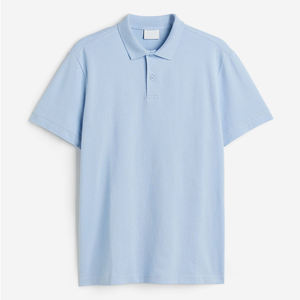 เสื้อโปโลผู้ชายแขนสั้นผ้าฝ้ายเป็นมิตรกับสิ่งแวดล้อมเสื้อกอล์ฟลำลองออกแบบแบรนด์ของคุณเอง - Product Image 6