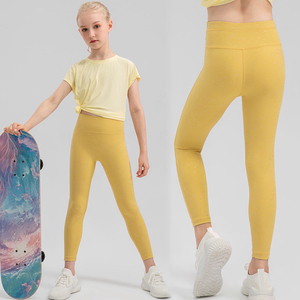 Leggings imprimés pour enfants et filles, tissu en coton élasthanne, thème animal, tissu écologique, tissu imprimé par sublimation, fourniture en gros en vrac - Product Image 4