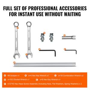 Juego de reglas vibratorias de aluminio de 6 pies con borde recto y motor vibratorio de 4 tiempos para acabado de cemento y hormigón, con regulación de altura, para alisar y aplicar yeso - Product Image 4