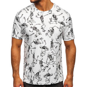 Nuevo diseño, precio al por mayor, mejor diseño, camiseta impresa por sublimación para hombres, camiseta de sublimación de algodón 100% para hombres - Product Image 1