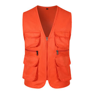 Chaleco de seguridad de trabajo OEM de varios tamaños personalizado de gran oferta ropa de construcción chaleco de seguridad de alta visibilidad - Product Image 1