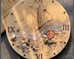 EVEN Epoxy Resin <b>Wall</b> <b>Clock</b> Epoxy Resin Living Room best qulatiye Furniture Home <b>Decor</b> <b>Wall</b> <b>Clock</b> Customized best - Product Image 3