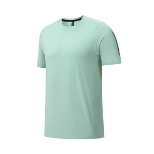 2023 camisetas para correr con logotipo personalizado para hombre, ropa de calle en blanco de algodón 100% de alta calidad, Top deportivo con cuello redondo, informal - Product Image 5