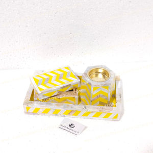 Ensemble décoratif de Bakhoor, plateau de brûleur, incrustation d'os, boîte en bois d'oud, porte-encens, diffuseur d'aromathérapie, plateau en bois - Product Image 2