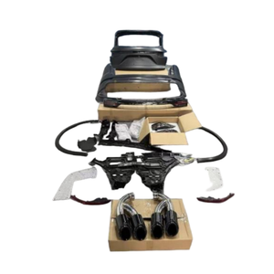 Kits de carrosserie avant et arrière de haute qualité pour Porsche Cayenne, adaptés aux modèles 2015-2017, modification et mise à niveau de style ancien vers modèle 2020. - Product Image 2