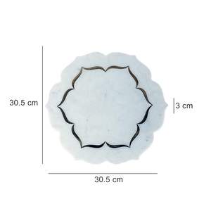 Vaisselle à prix abordable, résistante à la chaleur, de haute qualité, en marbre, plat, plateau pour la décoration de la maison et des restaurants - Product Image 1