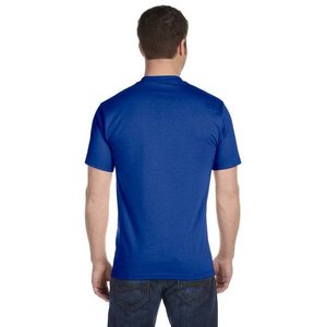 Camiseta de algodón 100% para hombre, camisetas finas de verano suaves informales para Fitness, ropa de casa para hombre, camiseta sólida de manga corta con cuello redondo para hombre - Product Image 4