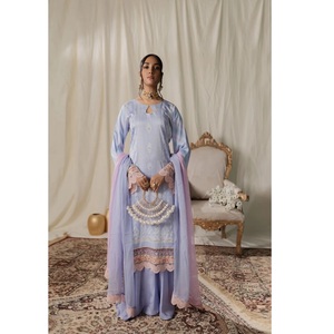 Beau Design Mixte Couleur Viscose Pelouse Salwar Kameez Collection Pakistanaise Fête De Mariage Eid WS INTERNATIONAL Indien Pakistanais - Product Image 4