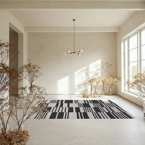 Ensembles de tapis tuftés à la main en laine 100% de qualité supérieure Design moderne motif abstrait personnalisable tapis tuftés à la main de haute qualité - Product Image 4