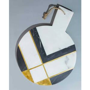 Planches à découper en marbre de forme 2025 pour vaisselle centres de table utilisation d'ustensiles de cuisine pour la décoration d'hôtels et de restaurants à la maison - Product Image 3