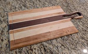 Planche à découper en bois avec poignée, lavable au lave-vaisselle, écologique, antibactérienne, en résine, planche à découper pour le fromage, de haute qualité - Product Image 6