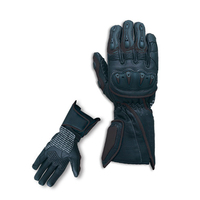 Guantes de Motocicleta para Motociclista Urbano, Diseño Personalizado 2026, Cuero de Alta Calidad, Compatibles con Pantalla Táctil, Correa de Muñeca Ajustable