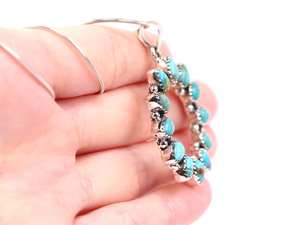 สร้อยคอจี้เทอร์ควอยซ์จากนักออกแบบตะวันตกเฉียงใต้ทำด้วยมือเครื่องประดับเงินสเตอร์ลิงชุบทองและโรเดียม - Product Image 3