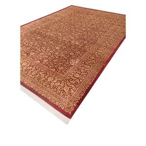 Alfombras de Seda Anudadas a Mano Gulmarg, Diseño Floral Rojo y Naranja, Rectangulares, para Pasillo y Sala de Estar, Modelo Pae-6355 - Product Image 2