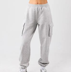 Pantalons de survêtement à jambe droite avec logo brodé, pantalons de sport à jambe large pour femmes, pantalons de yoga droits, pantalons unis simples - Product Image 6