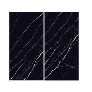 สินค้ามาใหม่จักรวาลสีดำแผ่นกระเบื้องพอร์ซเลนขนาดใหญ่พื้นสีดำมันวาวขนาด1600X3200มม. สำหรับตกแต่งภายในโรงแรมสำนักงาน - Product Image 6