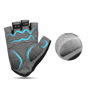 <b>weight</b> lifting Customized Logo Microfiber Half-Finger Racing Gloves Wholesale Sports Bicycle Biking Hand Gloves - Product Image 2