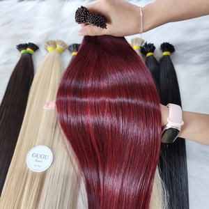 I Tip Extension de cheveux Extensions de cheveux crus vierges vietnamiens de qualité supérieure toutes les couleurs 100% cheveux humains pour les femmes de toutes les longueurs - Product Image 3