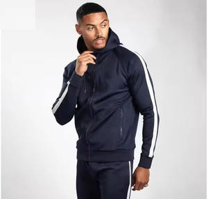 Chándal de entrenamiento para hombre 2024 con manga larga de gran tamaño, conjunto de Jogger de alta calidad para ropa de calle informal para invierno - Product Image 2