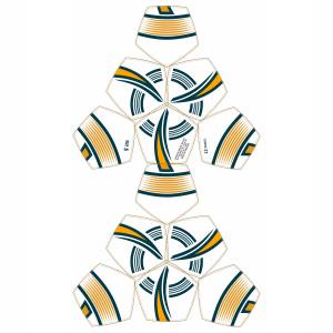 Ballon de football personnalisé de haute qualité, cousu à la main, tailles 4 et 5, cuir PVC avec caoutchouc pour les sports d'équipe, logo imprimé - Product Image 2